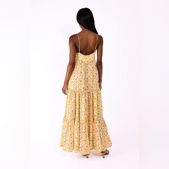 RESA Floral Maxi Dress in Medium - Picture 3 of 7